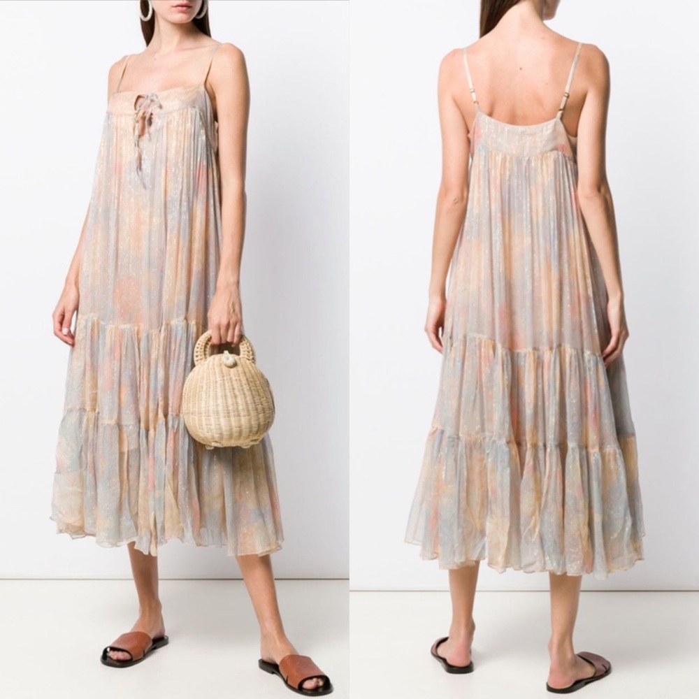 Mes Demoiselles Multicolor Midi Dress